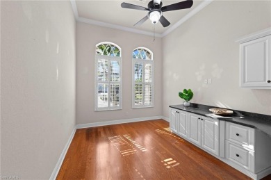 Offering over 3,000 square feet of one-level living with soaring on Estero Country Club in Florida - for sale on GolfHomes.com, golf home, golf lot