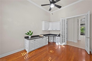 Offering over 3,000 square feet of one-level living with soaring on Estero Country Club in Florida - for sale on GolfHomes.com, golf home, golf lot