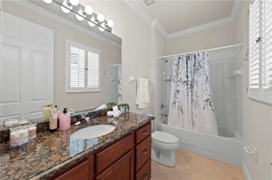 Offering over 3,000 square feet of one-level living with soaring on Estero Country Club in Florida - for sale on GolfHomes.com, golf home, golf lot