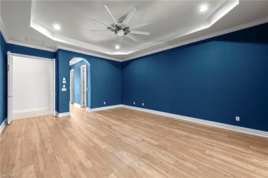 Offering over 3,000 square feet of one-level living with soaring on Estero Country Club in Florida - for sale on GolfHomes.com, golf home, golf lot