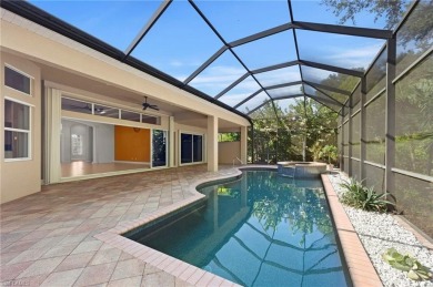 Offering over 3,000 square feet of one-level living with soaring on Estero Country Club in Florida - for sale on GolfHomes.com, golf home, golf lot