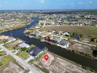 Scoop up this prime Gulf access residential lot in highly on Burnt Store Golf Club in Florida - for sale on GolfHomes.com, golf home, golf lot