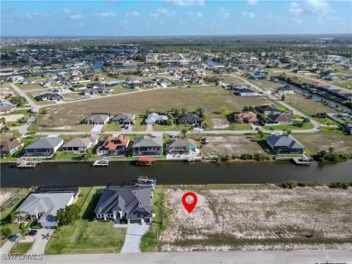 Scoop up this prime Gulf access residential lot in highly on Burnt Store Golf Club in Florida - for sale on GolfHomes.com, golf home, golf lot