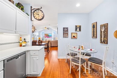Brick end-unit patio home with flowing floor plan - vaulted on Highland Creek Golf Club in North Carolina - for sale on GolfHomes.com, golf home, golf lot