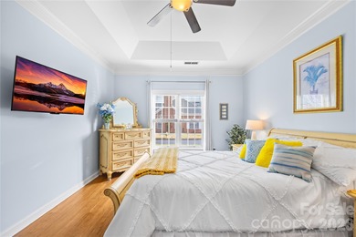 Brick end-unit patio home with flowing floor plan - vaulted on Highland Creek Golf Club in North Carolina - for sale on GolfHomes.com, golf home, golf lot