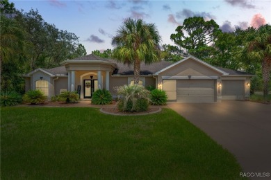 This exquisite 3-bedroom, 2-bathroom home, spanning 2,109 square on Sugarmill Woods Golf and Country Club in Florida - for sale on GolfHomes.com, golf home, golf lot