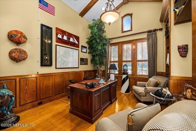 Stunning English Country Manor estate pool home boasting 5 on King and Bear Golf Course/World Golf Village in Florida - for sale on GolfHomes.com, golf home, golf lot