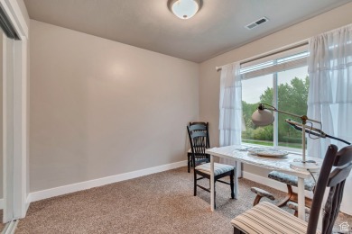 Directly off the kitchen leads to a PRIVATE cover patio, with no on Schneiters Pebble Brook Golf Course in Utah - for sale on GolfHomes.com, golf home, golf lot