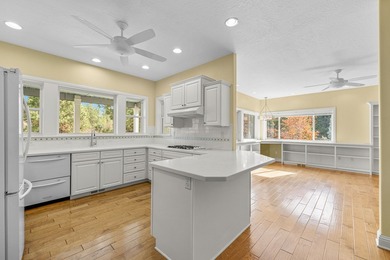 Large, single-level, pond-front home full of natural lighting on Meadowcreek Golf Resort in Idaho - for sale on GolfHomes.com, golf home, golf lot