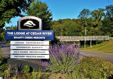 Need a place to call your own for overnight stays?  The Lodge at on Cedar River Golf Course in Michigan - for sale on GolfHomes.com, golf home, golf lot