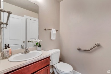 Directly off the kitchen leads to a PRIVATE cover patio, with no on Schneiters Pebble Brook Golf Course in Utah - for sale on GolfHomes.com, golf home, golf lot