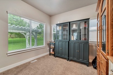 Directly off the kitchen leads to a PRIVATE cover patio, with no on Schneiters Pebble Brook Golf Course in Utah - for sale on GolfHomes.com, golf home, golf lot