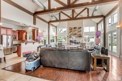 Directly off the kitchen leads to a PRIVATE cover patio, with no on Schneiters Pebble Brook Golf Course in Utah - for sale on GolfHomes.com, golf home, golf lot