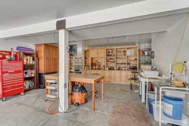 Directly off the kitchen leads to a PRIVATE cover patio, with no on Schneiters Pebble Brook Golf Course in Utah - for sale on GolfHomes.com, golf home, golf lot