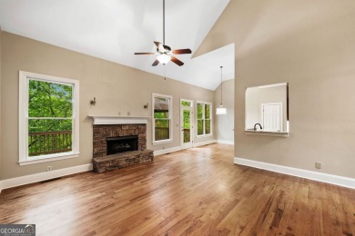 Freshly painted interior and brand-new carpet throughout! Escape on The Highlands Course at Lake Arrowhead in Georgia - for sale on GolfHomes.com, golf home, golf lot