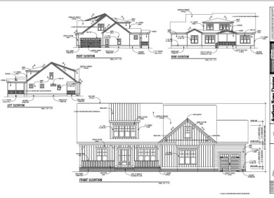 This Custom home by award winning Triple A Homes will be built on Chapel Ridge Golf Club in North Carolina - for sale on GolfHomes.com, golf home, golf lot