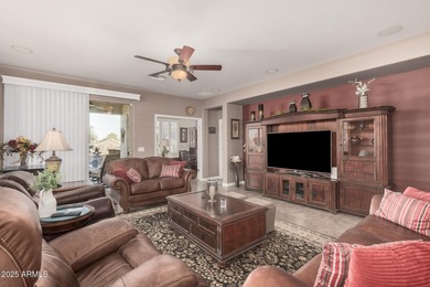 Immaculate single-level home with a bright, open floor plan on The Golf Club At Johnson Ranch in Arizona - for sale on GolfHomes.com, golf home, golf lot