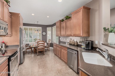 Immaculate single-level home with a bright, open floor plan on The Golf Club At Johnson Ranch in Arizona - for sale on GolfHomes.com, golf home, golf lot