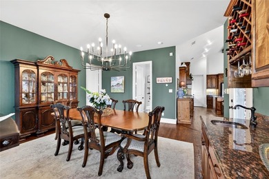 Exceptional one-story Paul Taylor home on an oversized corner on Gentle Creek Golf Club in Texas - for sale on GolfHomes.com, golf home, golf lot