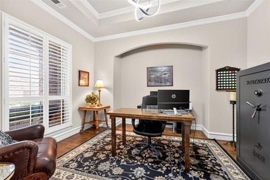 Exceptional one-story Paul Taylor home on an oversized corner on Gentle Creek Golf Club in Texas - for sale on GolfHomes.com, golf home, golf lot