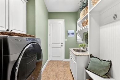 Exceptional one-story Paul Taylor home on an oversized corner on Gentle Creek Golf Club in Texas - for sale on GolfHomes.com, golf home, golf lot