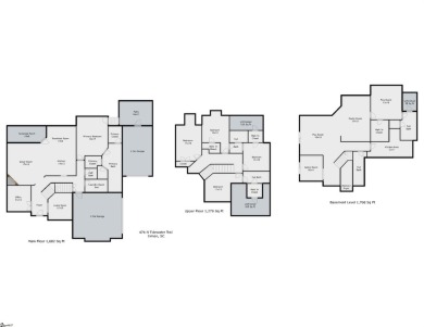 EXQUISITE Custom-Built 6 bedroom/5.5-bathroom home in the on Woodfin Ridge Golf Club in South Carolina - for sale on GolfHomes.com, golf home, golf lot