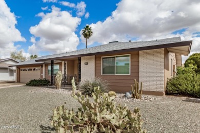 Step into this lovingly cared-for 2-bedroom, 2-bathroom home in on Sun City Lakes West and East in Arizona - for sale on GolfHomes.com, golf home, golf lot