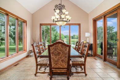 Charming LAKEFRONT RANCH WITH WALKOUT BASEMENT WITH OVER 3300 on Lake of Four Seasons Country Club in Indiana - for sale on GolfHomes.com, golf home, golf lot