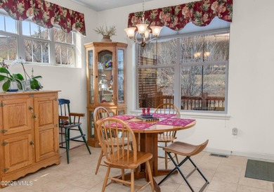 Enjoy serene mountain living with golf course and lake views in on Gypsum Creek Golf Course in Colorado - for sale on GolfHomes.com, golf home, golf lot