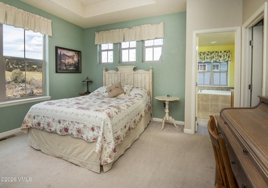 Enjoy serene mountain living with golf course and lake views in on Gypsum Creek Golf Course in Colorado - for sale on GolfHomes.com, golf home, golf lot