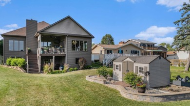 Charming LAKEFRONT RANCH WITH WALKOUT BASEMENT WITH OVER 3300 on Lake of Four Seasons Country Club in Indiana - for sale on GolfHomes.com, golf home, golf lot
