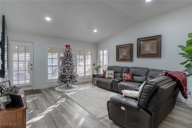 Welcome to resort-style living in this guard-gated 55+ private on Los Prados Golf Course in Nevada - for sale on GolfHomes.com, golf home, golf lot