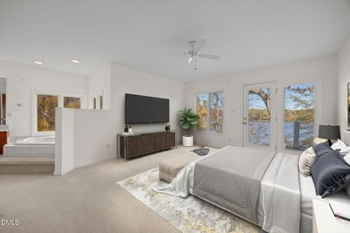 Gorgeous Lakefront estate! From the moment you enter, you're on River Golf and Country Club at Lake Royale in North Carolina - for sale on GolfHomes.com, golf home, golf lot