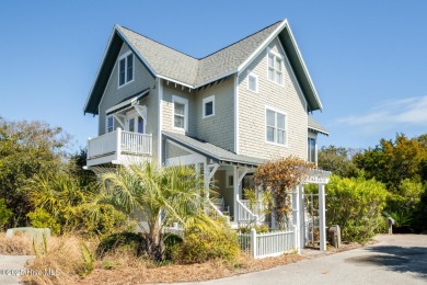 This exquisite high-dunes cottage exudes coastal charm with on Bald Head Island Golf Club in North Carolina - for sale on GolfHomes.com, golf home, golf lot