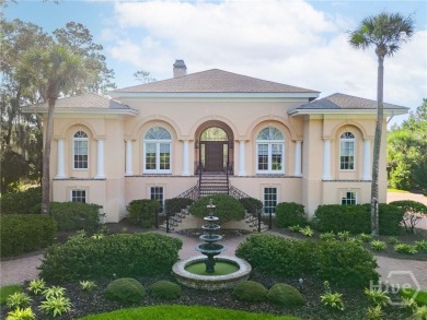 Elegant, Mediterranean style,  single-level home with soaring on The Landings Club - Marshwood in Georgia - for sale on GolfHomes.com, golf home, golf lot