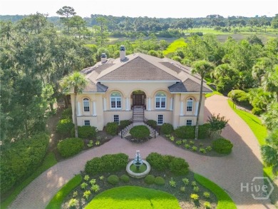 Elegant, Mediterranean style,  single-level home with soaring on The Landings Club - Marshwood in Georgia - for sale on GolfHomes.com, golf home, golf lot