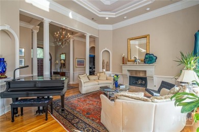 Elegant, Mediterranean style,  single-level home with soaring on The Landings Club - Marshwood in Georgia - for sale on GolfHomes.com, golf home, golf lot