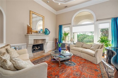 Elegant, Mediterranean style,  single-level home with soaring on The Landings Club - Marshwood in Georgia - for sale on GolfHomes.com, golf home, golf lot