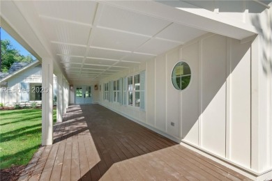 Coastal elegance meets breathtaking golf views in this stunning on Dolphin Head Golf Club in South Carolina - for sale on GolfHomes.com, golf home, golf lot