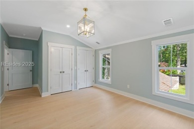 Coastal elegance meets breathtaking golf views in this stunning on Dolphin Head Golf Club in South Carolina - for sale on GolfHomes.com, golf home, golf lot