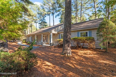 This beautifully renovated, one-level ranch is ideally located on Pinehurst Resort and Country Club in North Carolina - for sale on GolfHomes.com, golf home, golf lot