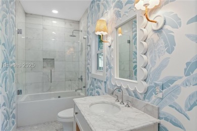Coastal elegance meets breathtaking golf views in this stunning on Dolphin Head Golf Club in South Carolina - for sale on GolfHomes.com, golf home, golf lot