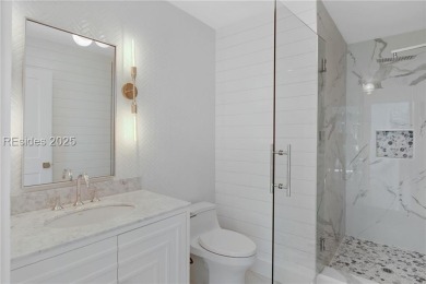 Coastal elegance meets breathtaking golf views in this stunning on Dolphin Head Golf Club in South Carolina - for sale on GolfHomes.com, golf home, golf lot