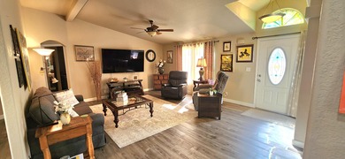 Presenting this well-maintained 3-bedroom, 2-bath home built in on Palm Desert Greens Country Club in California - for sale on GolfHomes.com, golf home, golf lot