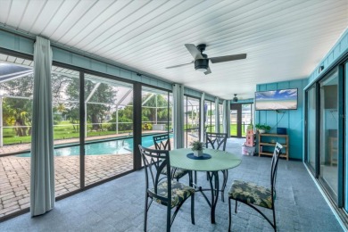 This beautifully maintained 3-bedroom, 2-bathroom pool home on Rotonda Golf and Country Club The Palms Course in Florida - for sale on GolfHomes.com, golf home, golf lot