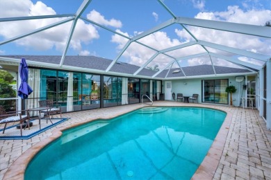 This beautifully maintained 3-bedroom, 2-bathroom pool home on Rotonda Golf and Country Club The Palms Course in Florida - for sale on GolfHomes.com, golf home, golf lot