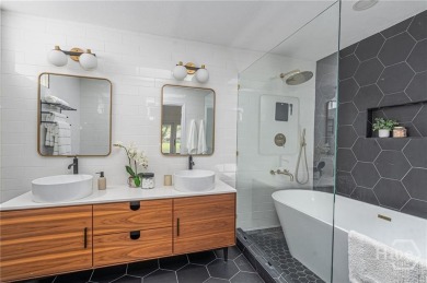 Flooded with natural light, this stunning Scandinavian-inspired on The Landings Club - Plantation in Georgia - for sale on GolfHomes.com, golf home, golf lot