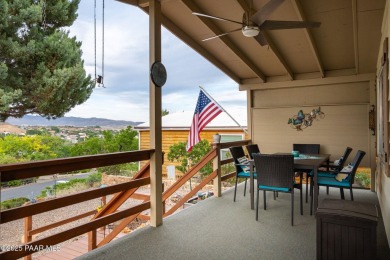 Wonderful mountain & sunset views await in this great property! on Prescott Golf and Country Club in Arizona - for sale on GolfHomes.com, golf home, golf lot
