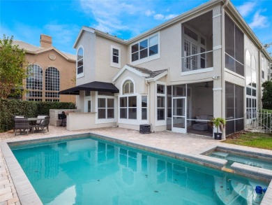 Your private oasis awaits. This lovely 3/3.5 POOL HOME is on Heathrow Country Club in Florida - for sale on GolfHomes.com, golf home, golf lot