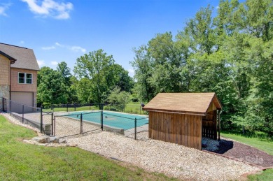 Beautiful mountain feel & custom features! 2.3 acres with a pond on Orchard Hills Golf Course in North Carolina - for sale on GolfHomes.com, golf home, golf lot